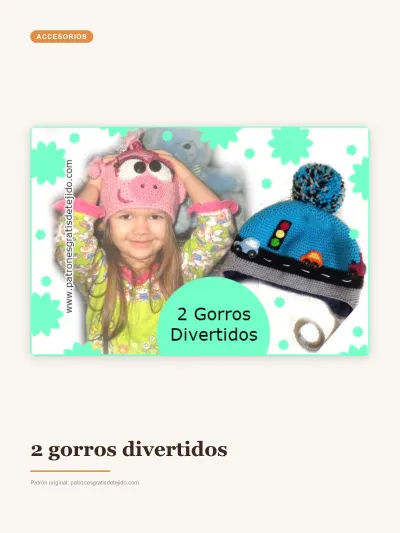 Patrón de gorros